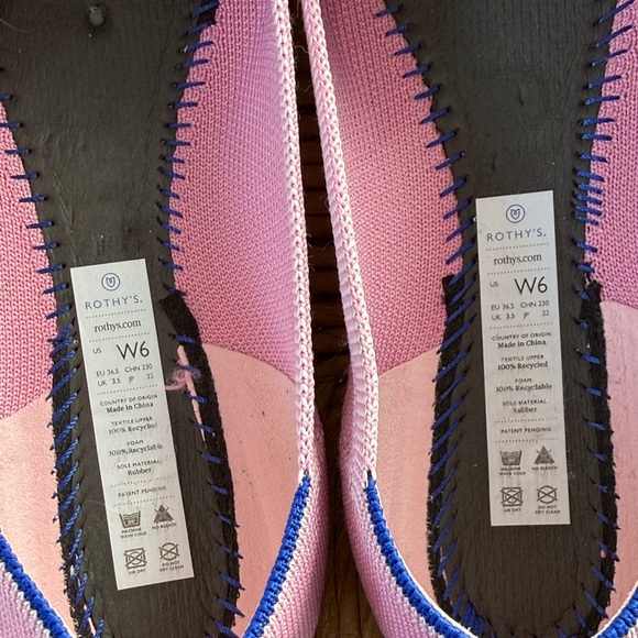 Rothy's Soft Pink Flats - Picture 3 of 5